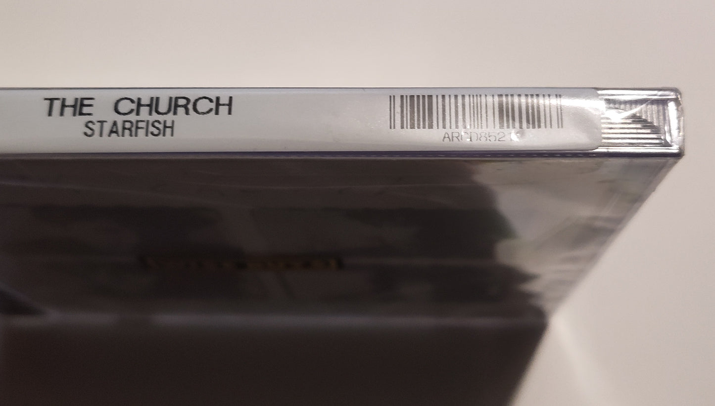 Church, The - "Starfish" - COMPACT DISC VG+/M (Sealed; hole drilled thru cover/booklet/rear; crack in front case)