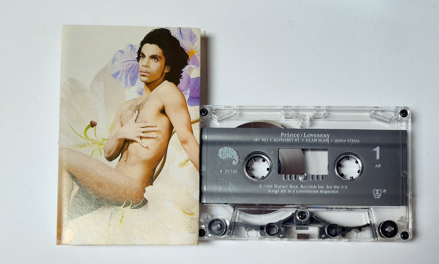 Prince - "LoveSexy" - CASSETTE TAPE (AR; DOLBY HX PRO B NR) VG+/VG+