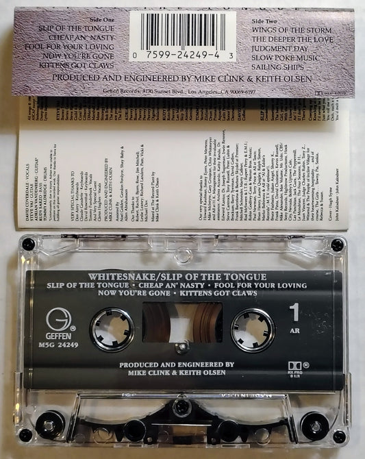 Whitesnake - "Slip Of The Tongue" - CASSETTE TAPE VG+/VG+
