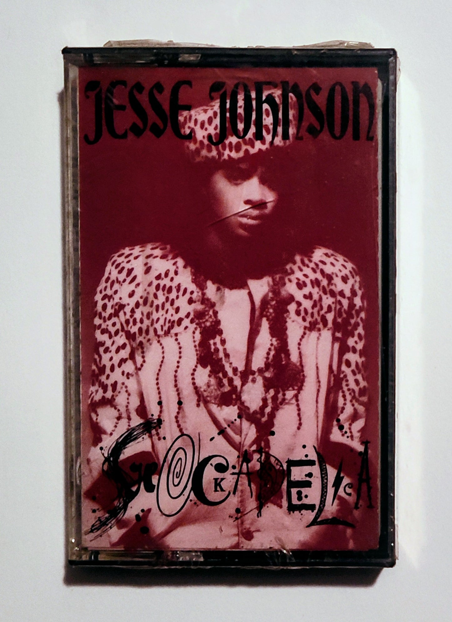 Jesse Johnson - "Shockadelica" - CASSETTE TAPE NM/M (Sealed; cracked cover)