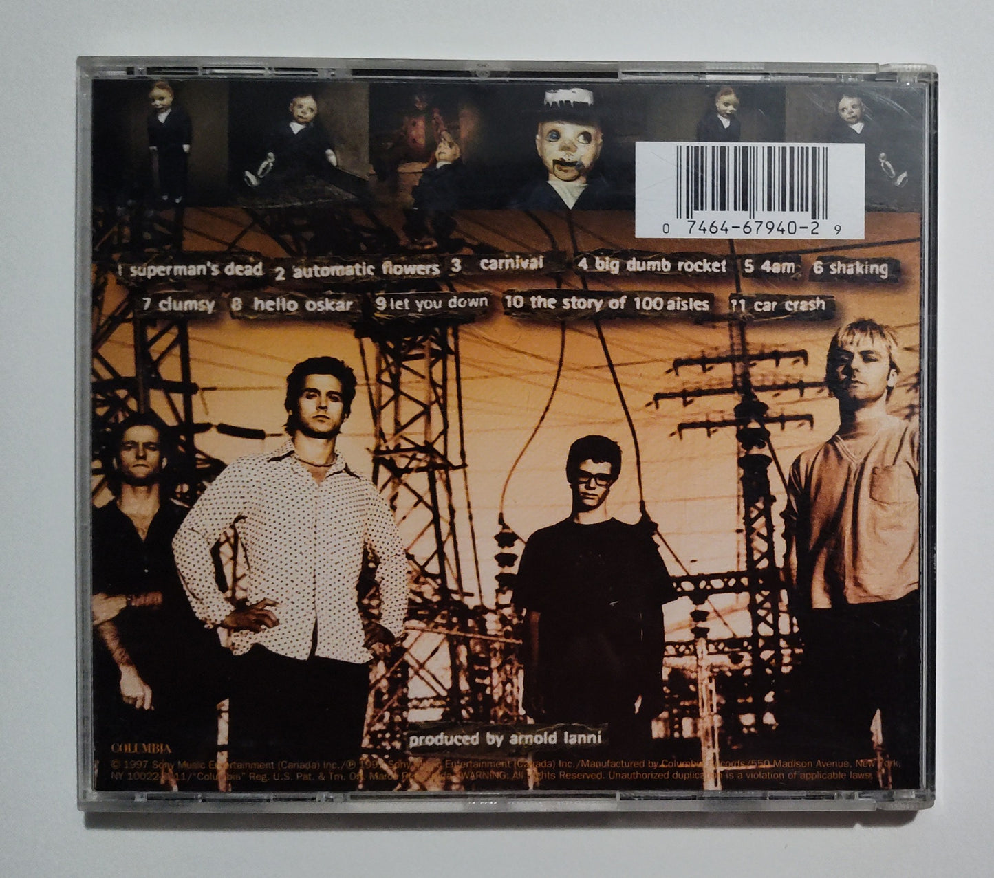Our Lady Peace - "Clumsy" - COMPACT DISC VG+/G+