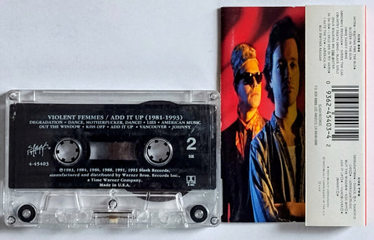 Violent Femmes - “Add It Up (1981-1993)” CASSETTE TAPE VG/VG *🚨*