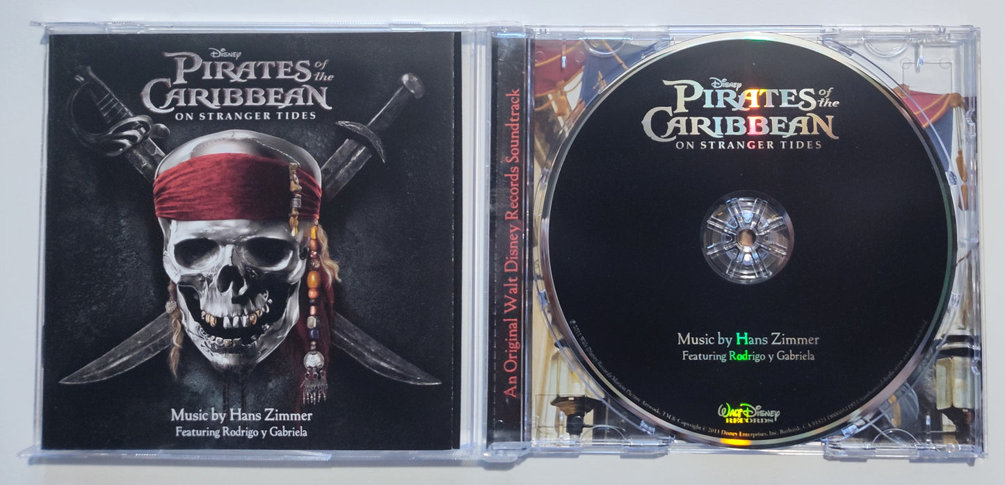 Hans Zimmer Featuring Rodrigo y Gabriela - "The Pirates Of The Caribbean: On Stranger Tides" - COMPACT DISC NM/NM