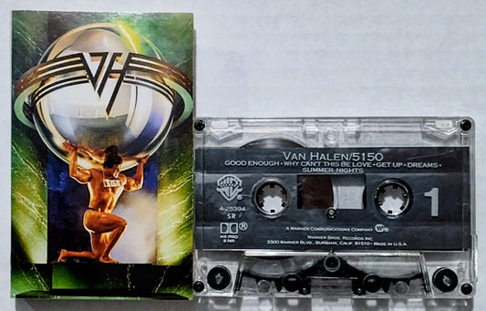 Van Halen - "5150" - CASSETTE TAPE VG+/VG+