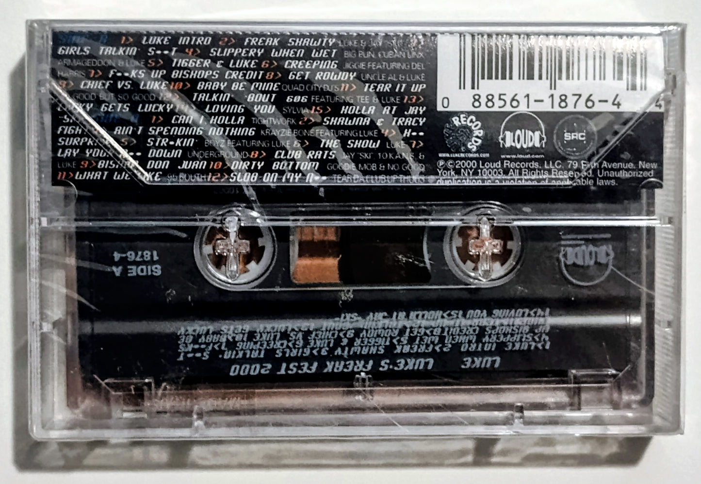 Luke - "Luke's Freak Fest 2000" - CASSETTE TAPE NM/M (Sealed with hype sticker; tiny crack in cover)