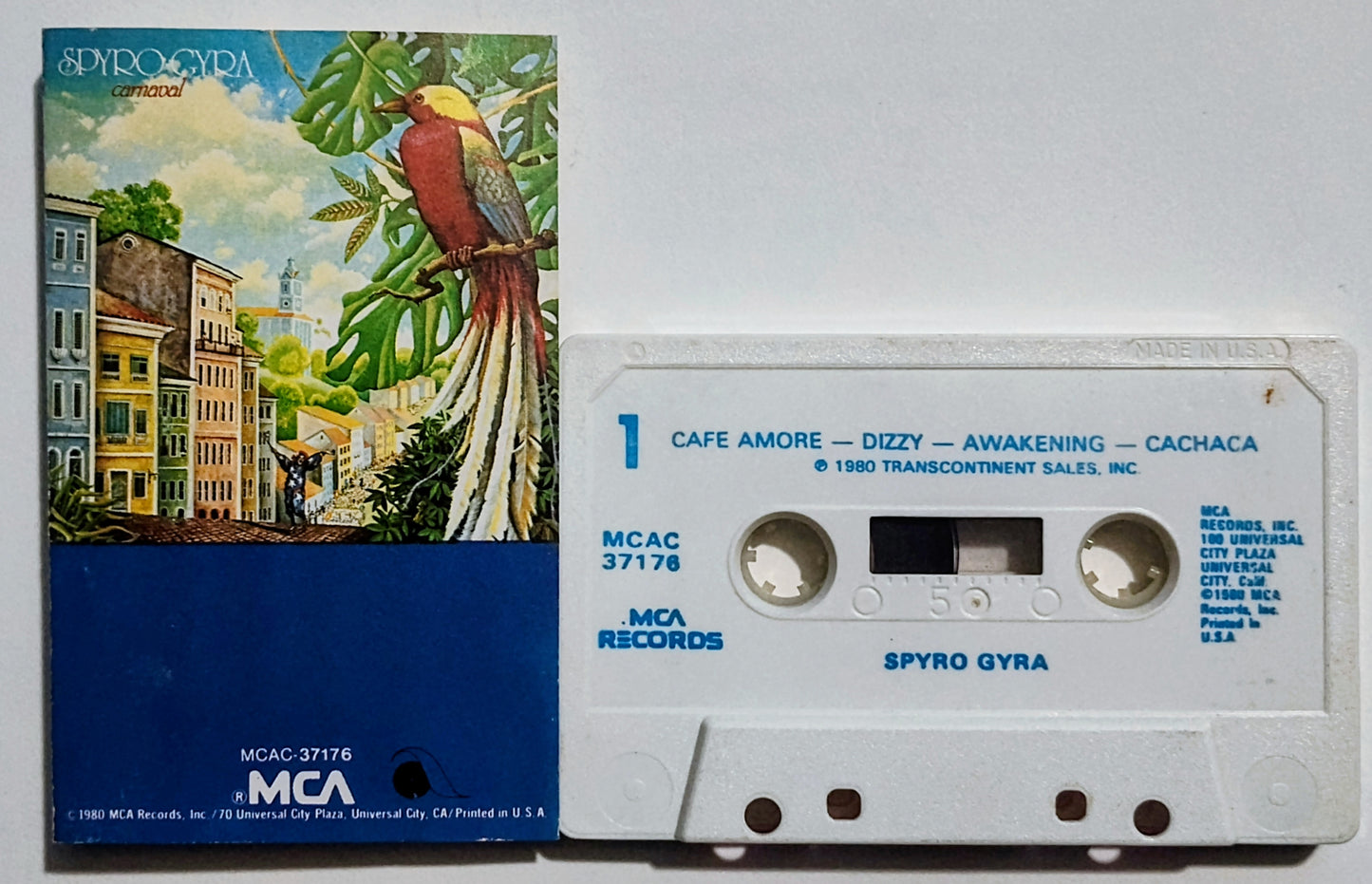 Spyro Gyra - "Carnaval" - CASSETTE TAPE VG/VG