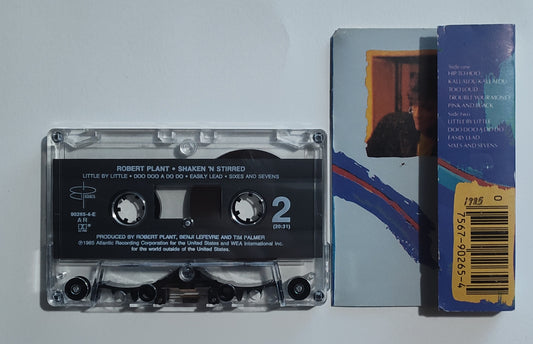 Robert Plant - "Shaken 'N Stirred" - CASSETTE TAPE (AR; DOLBY HX PRO) G+/VG