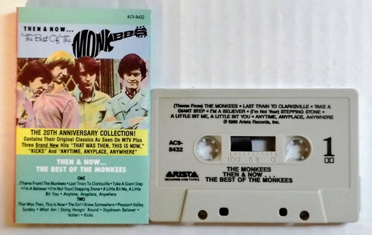 Monkees, The - “Then And Now: The Best Of The Monkees” - CASSETTE TAPE NM/NM