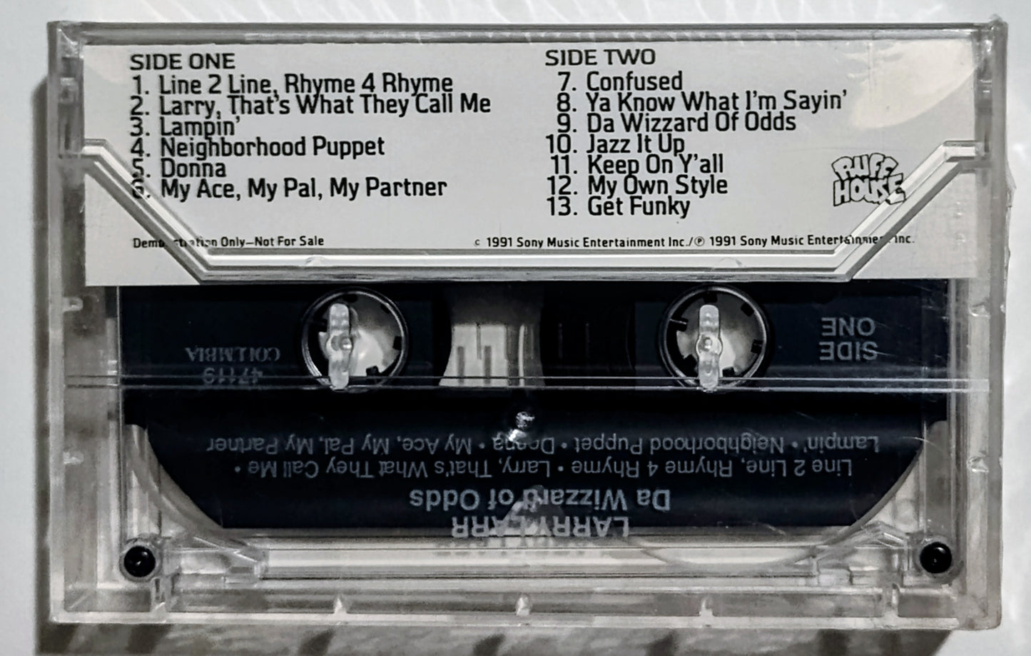 Larry Larr - "Da Wizzard Of Odds" - CASSETTE TAPE M/M (Sealed; scratchy cellophane)