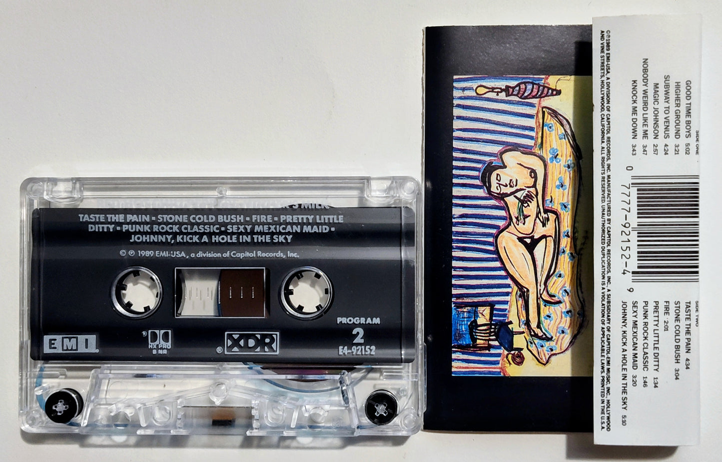 Red Hot Chili Peppers - "Mother's Milk" - CASSETTE TAPE VG+/VG+