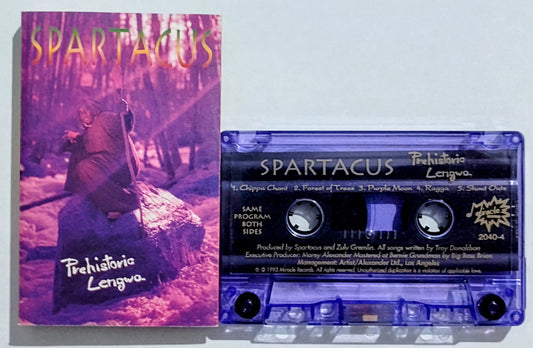 Spartacus - “Prehistoric Lengwa” - CASSETTE TAPE VG+/VG+