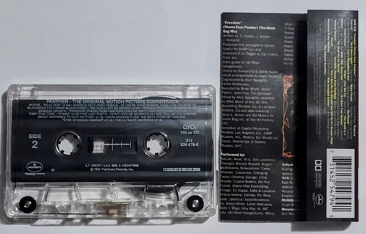 Various Artists - "Panther Soundtrack" - CASSETTE TAPE (DOLBY HX PRO B NR) VG+/VG+