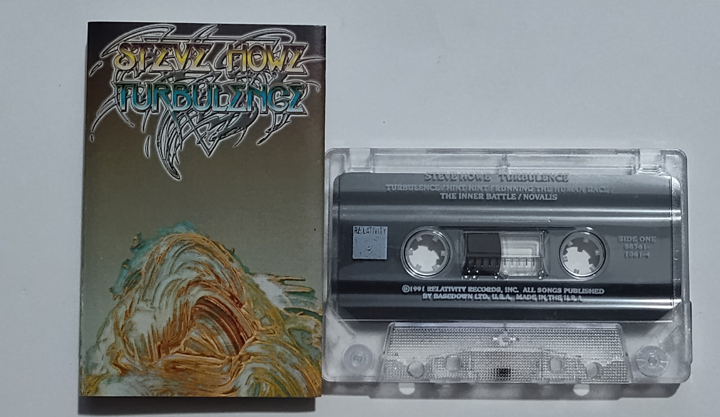 Steve Howe - "Turbulence" - CASSETTE TAPE VG+/VG+