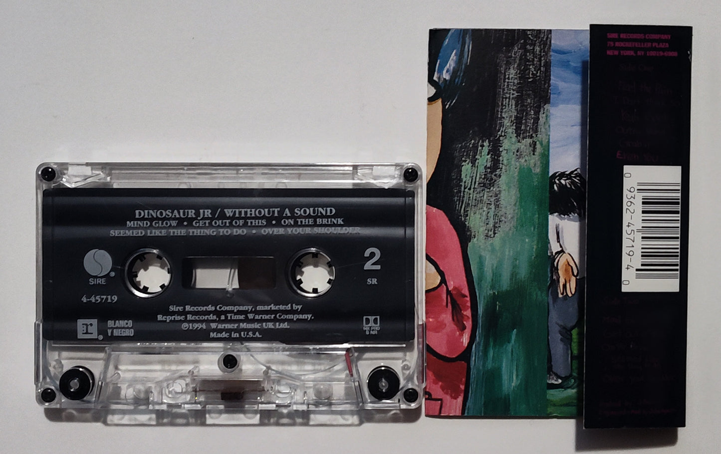 Dinosaur Jr - "Without A Sound" - CASSETTE TAPE (SR; DOLBY HX PRO B NR) VG+/VG+