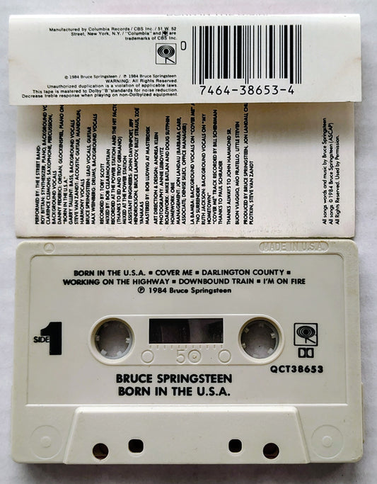Bruce Springsteen - "Born In The USA" - CASSETTE TAPE VG/VG