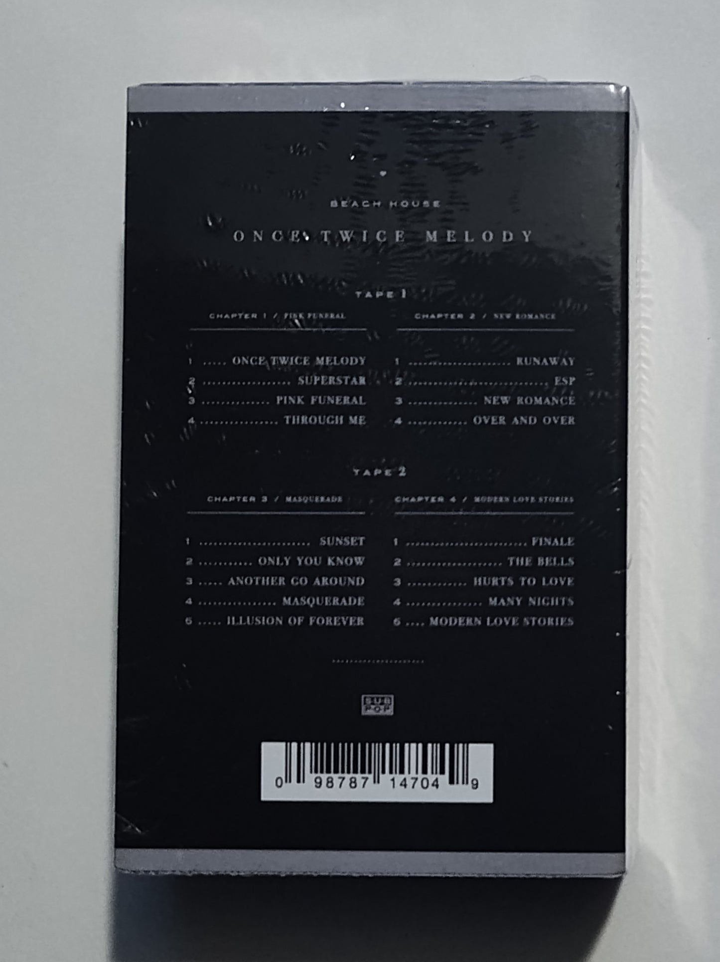 Beach House - "Once Twice Melody" - INDIE CASSETTE TAPE (2x) M/M (Sealed)