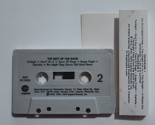 Band, The - "The Best Of The Band" - CASSETTE TAPE VG/VG+