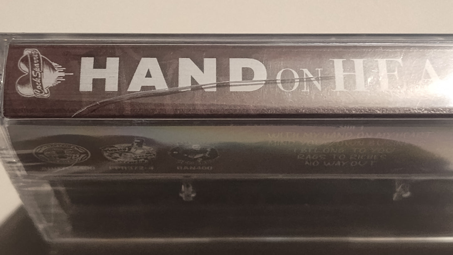Cock Sparrer - "Hand On Heart" - INDIE CASSETTE TAPE NM/M (Sealed; crack in case spine)