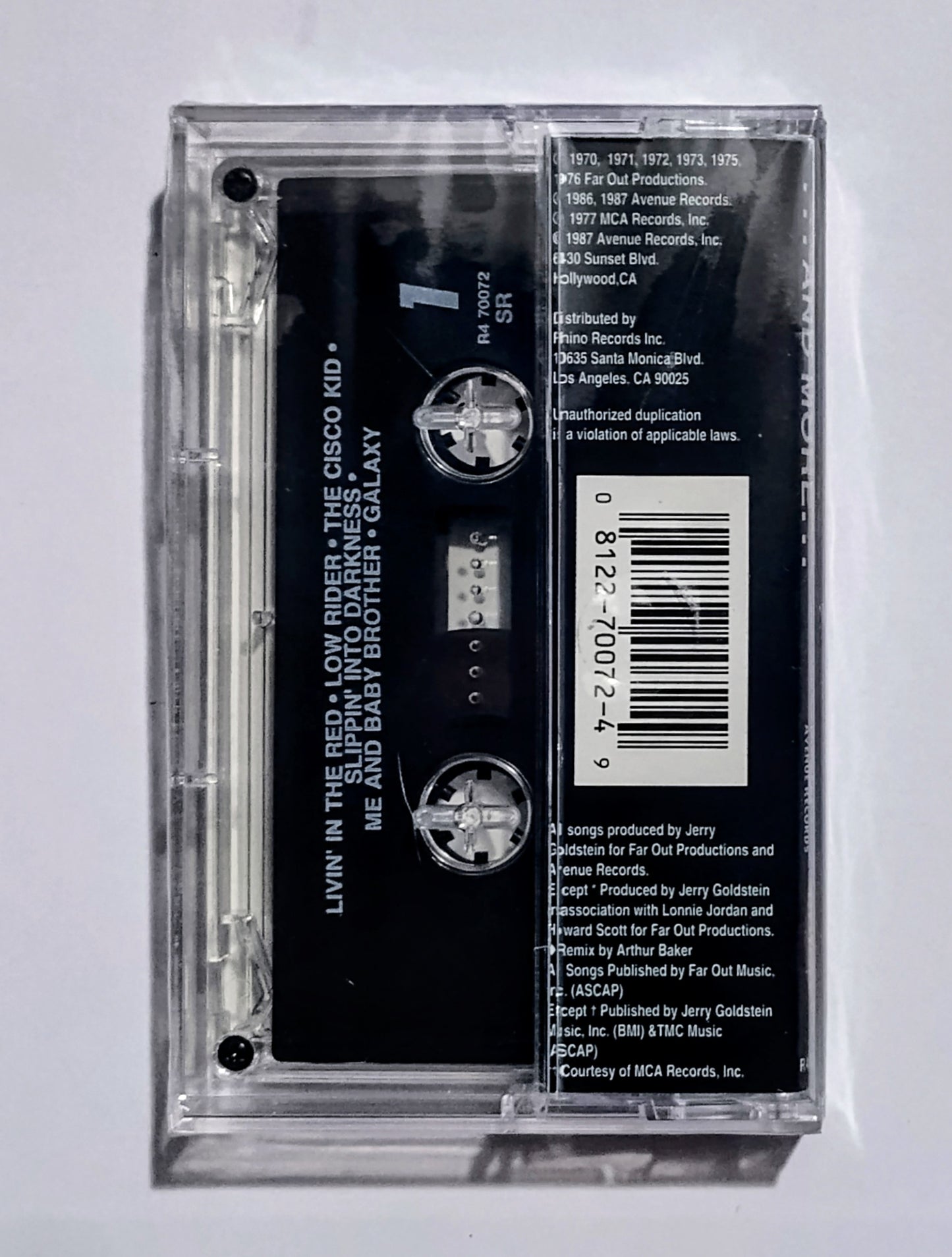 War - "The Best Of War...And More..." - CASSETTE TAPE NM/M (Sealed; small crack in back of case)