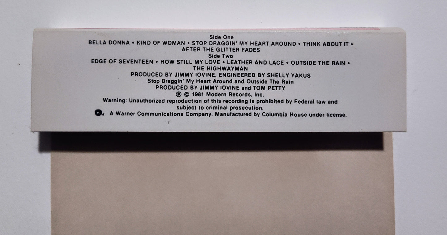 Stevie Nicks - "Bella Donna" - CASSETTE TAPE (Columbia House; DOLBY) VG+/VG+