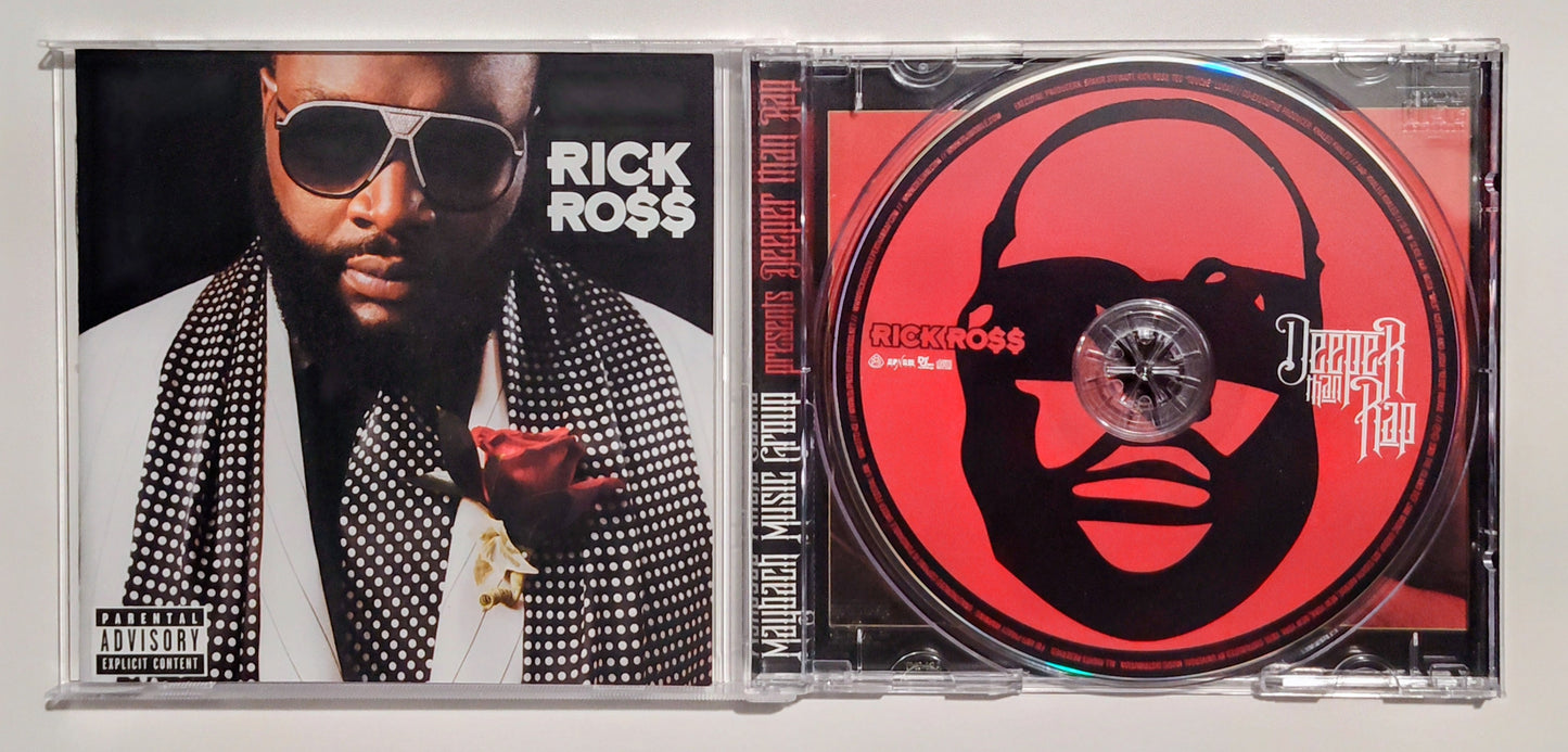 Rick Ro$$ - "Deeper Man Rap" - COMPACT DISC VG+/G+