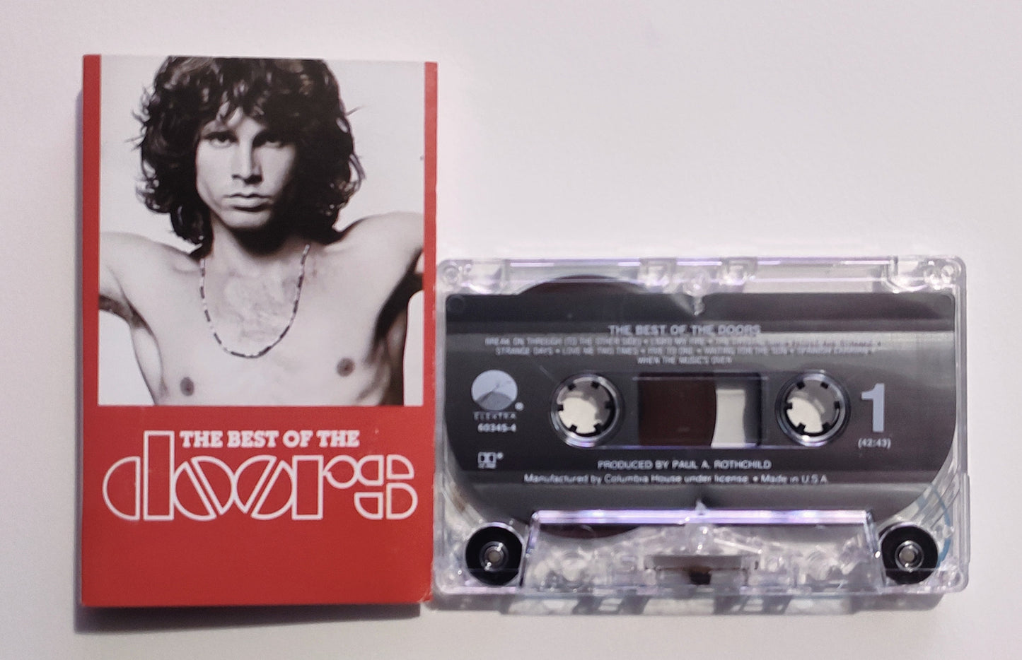 Doors, The - "The Best Of The Doors" - CASSETTE TAPE (DOLBY HX PRO) VG+/VG+
