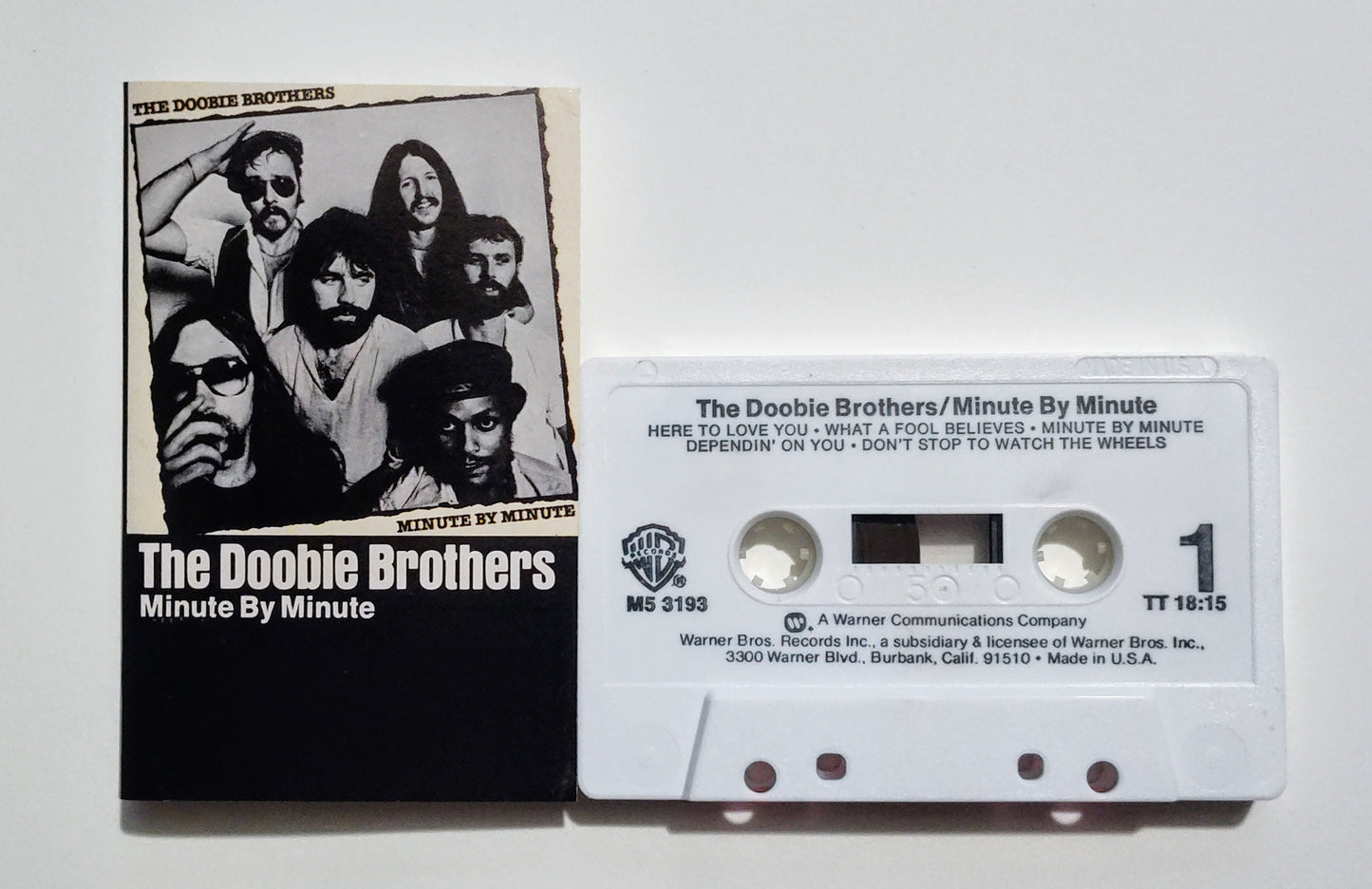 Doobie Brothers, The - "Minute By Minute" - CASSETTE TAPE VG+/VG+