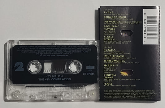 Various Artists - "Hey Mr DJ...4th Compilation" - CASSETTE TAPE VG/VG