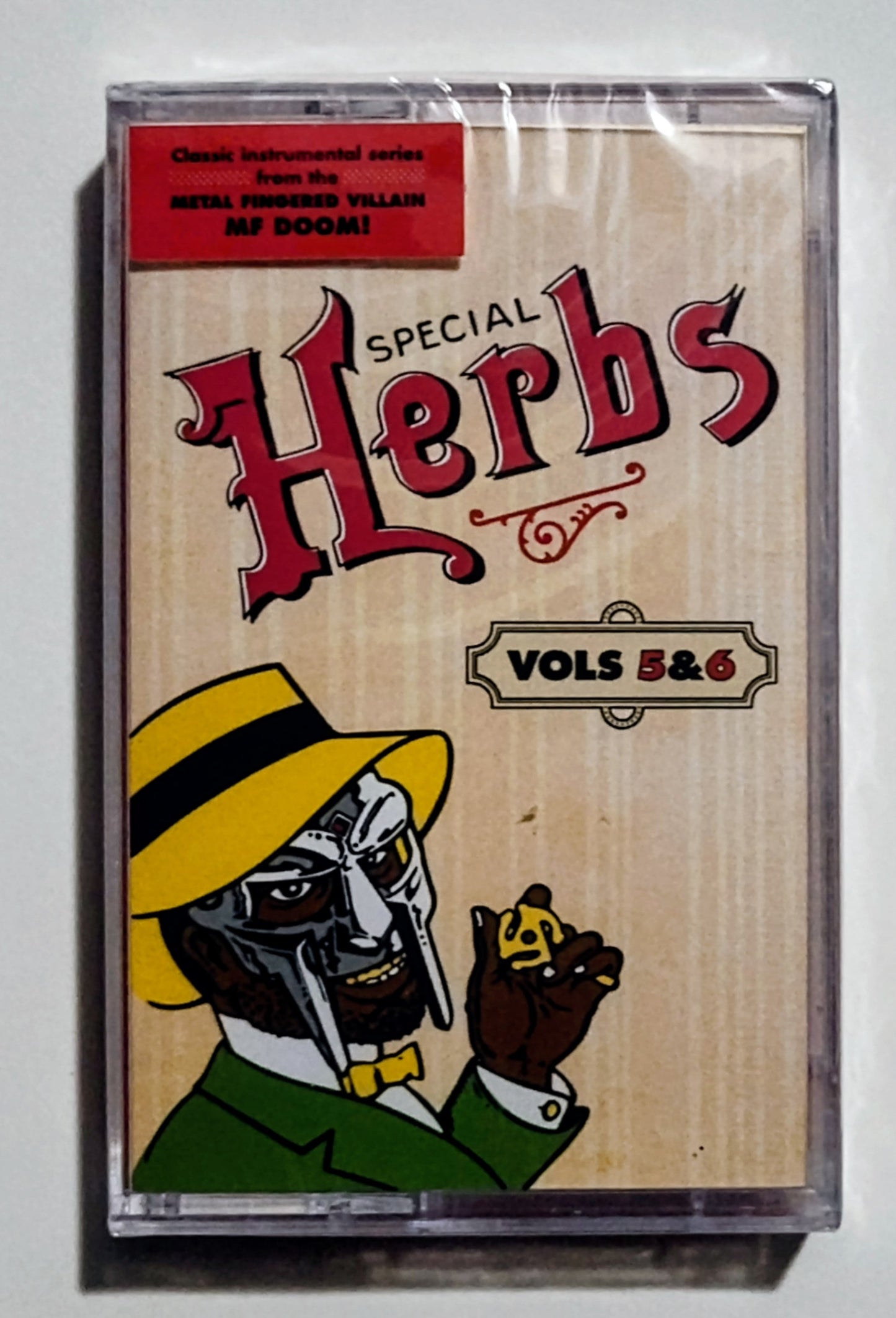 MF Doom as Metal Fingers - "Special Herbs (Instrumentals; 5-Tape Complete Set)" - CASSETTE TAPE M/M (All Sealed)