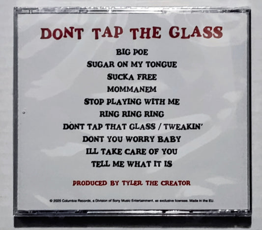 Tyler The Creator - “Don’t Tap The Glass” - COMPACT DISC (Italy “Fan Club” Import) NM/M (Sealed; large crack in case cover)