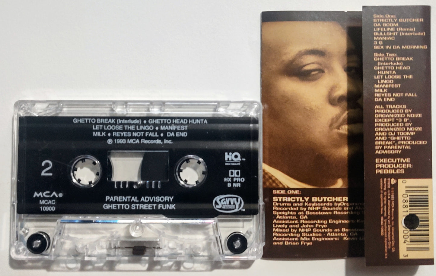 Parental Advisory - "Ghetto Street Funk" - CASSETTE TAPE NM/NM