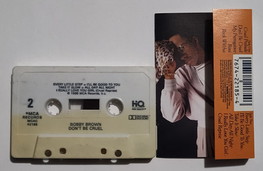 Bobby Brown - "Don't Be Cruel" - CASSETTE TAPE (DOLBY HX PRO) VG+/VG