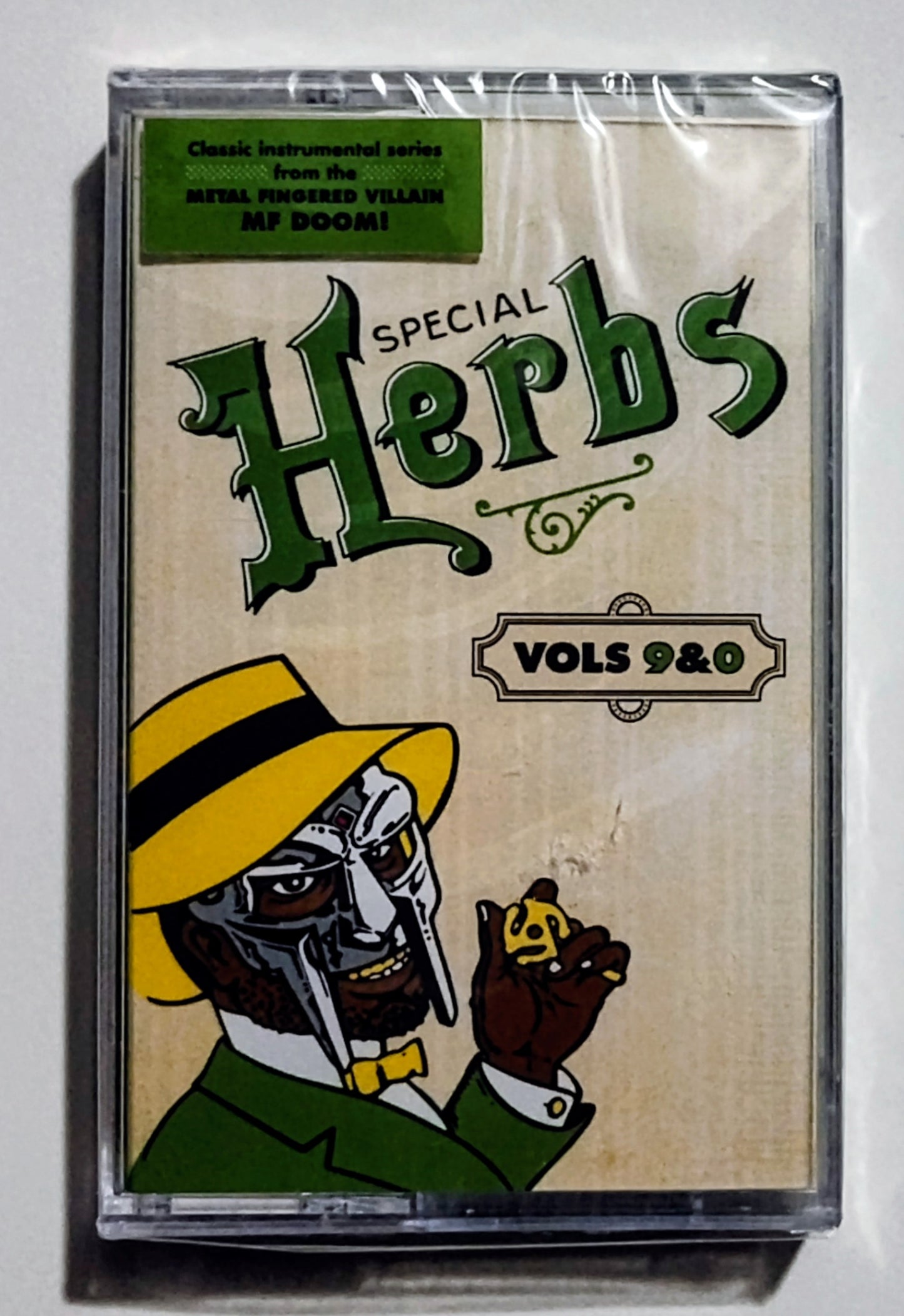 MF Doom as Metal Fingers - "Special Herbs (Instrumentals; 5-Tape Complete Set)" - CASSETTE TAPE M/M (All Sealed)