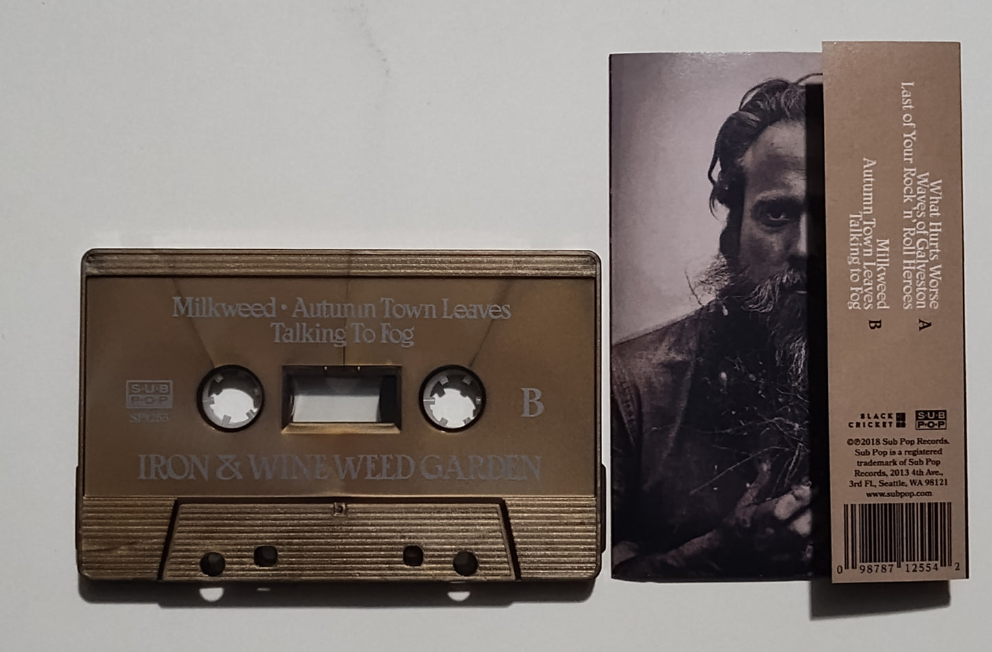 Iron & Wine - "Weed Garden" - INDIE CASSETTE TAPE NM/NM