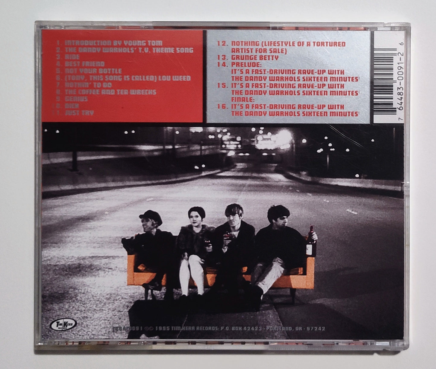 Dandy Warhols, The - "The Dandy Warhols" - INDIE COMPACT DISC VG/NM (Cut booklet corner)