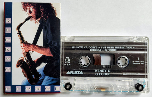 Kenny G - “G Force” - CASSETTE TAPE VG/VG