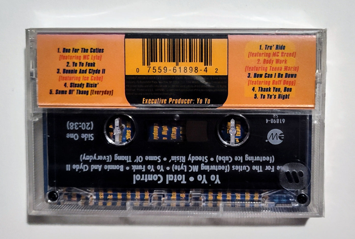 Yo-Yo - "Total Control" - CASSETTE TAPE (SR; DOLBY) VG+/M (Sealed; cracked cover)