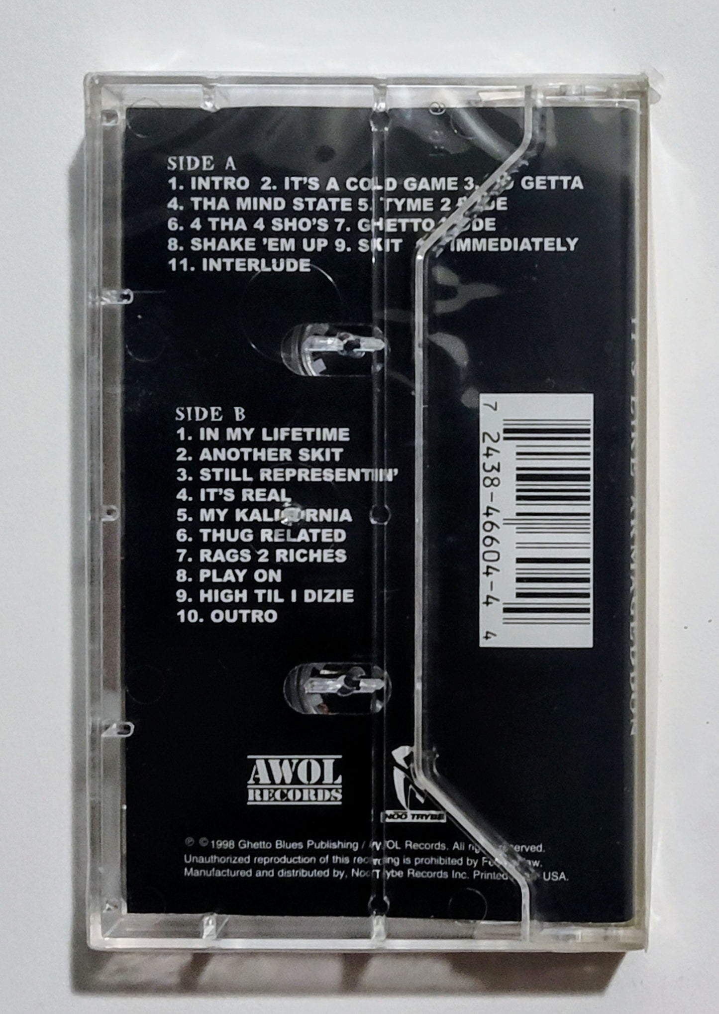 Lil' Ric - "It's Like Armageddon" - CASSETTE TAPE VG+/M (Sealed; Cracked case)