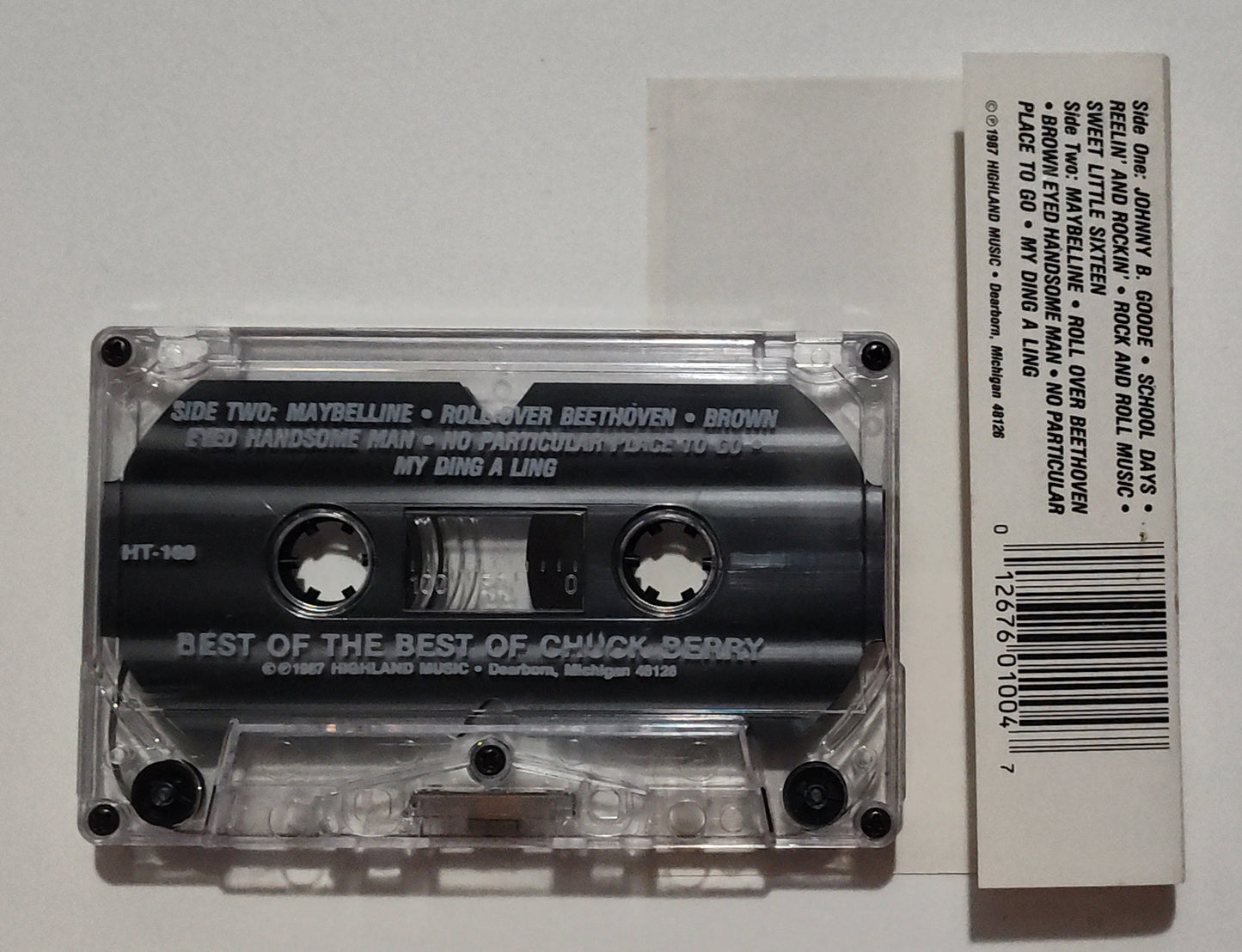 Chuck Berry - "The Best Of" - CASSETTE TAPE VG+/VG+