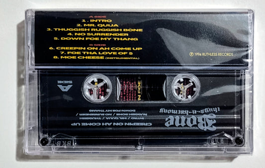 Bone Thugs-N-Harmony - "Creepin On Ah Come Up" - CASSETTE TAPE (Italy "Fan Club" Reissue) M/M (Sealed; Last copy)