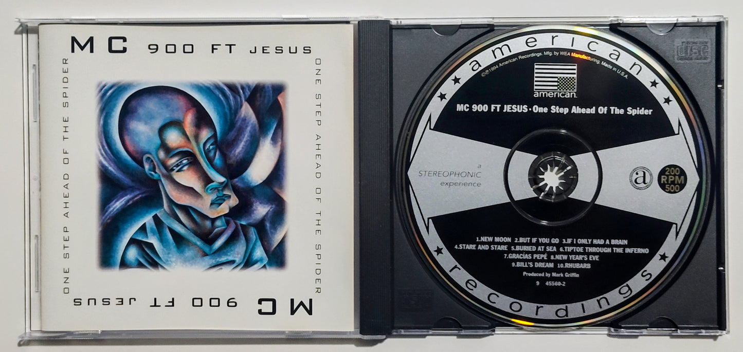 M.C. 900 Ft. Jesus - "One Step Ahead Of The Spider" - COMPACT DISC VG+/VG+