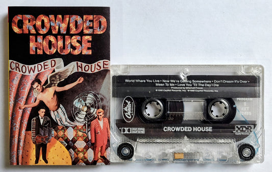 Crowded House - “Crowded House” - CASSETTE TAPE VG+/VG+