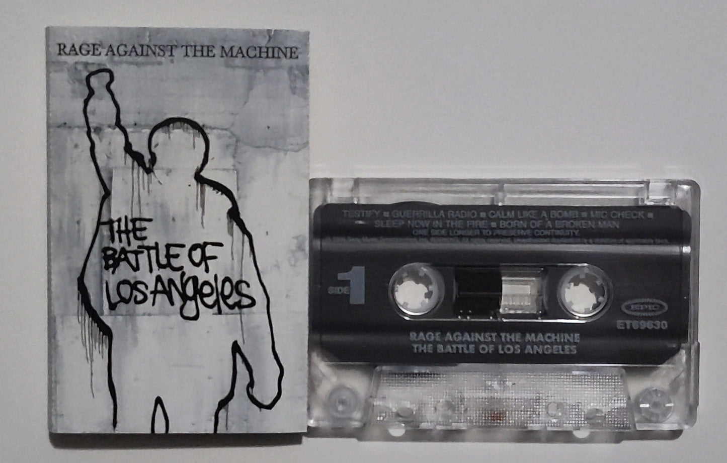 Rage Against The Machine - "The Battle Of Los Angeles" - CASSETTE TAPE NM/NM