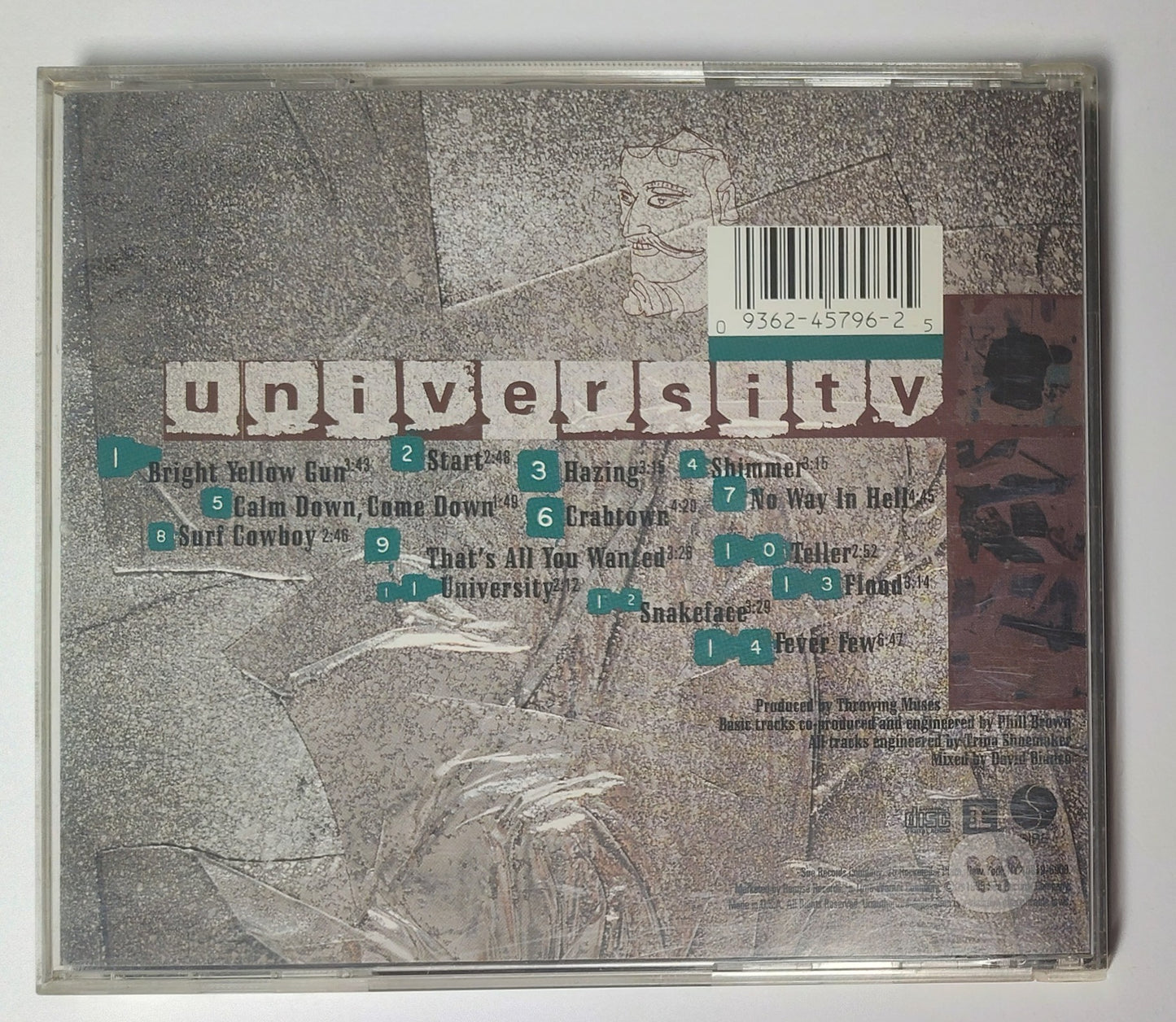 Throwing Muses - "University" - COMPACT DISC VG+/VG+