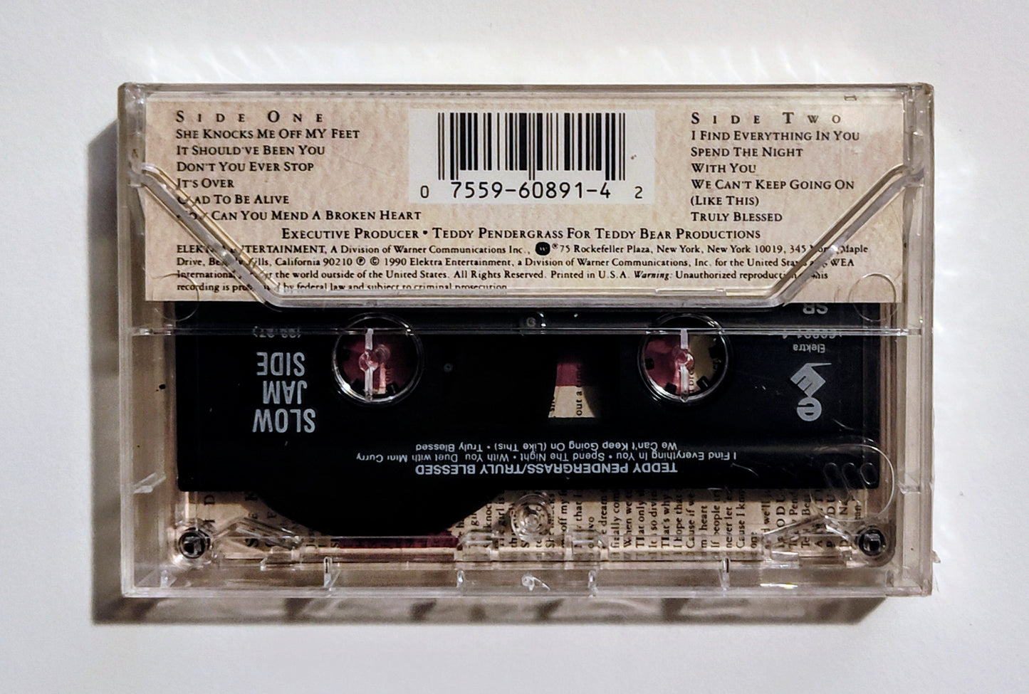 Teddy Pendergrass - "Truly Blessed" - CASSETTE TAPE M/M (Sealed)