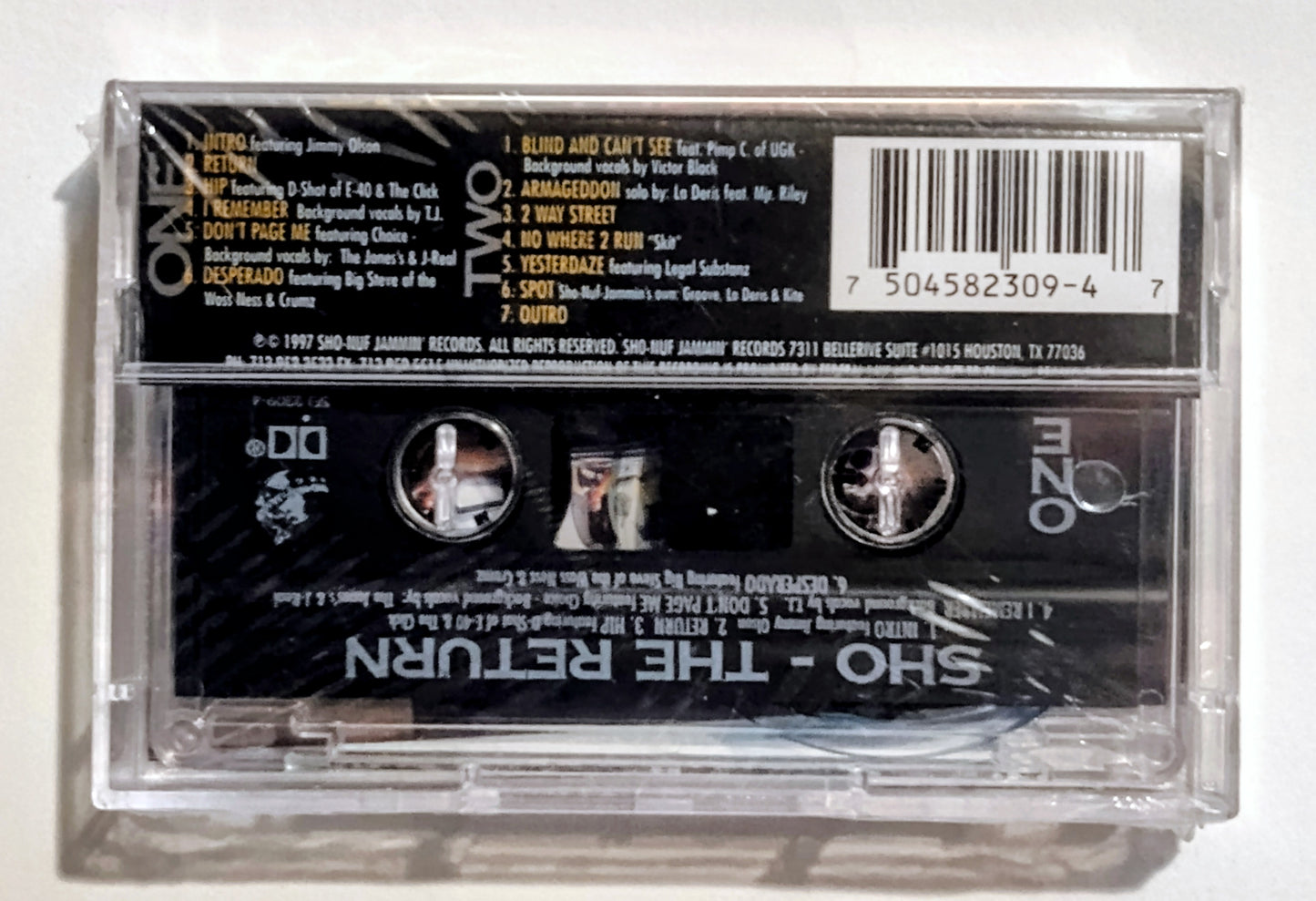 Sho - "The Return" - CASSETTE TAPE (DOLBY) M/M (Sealed)