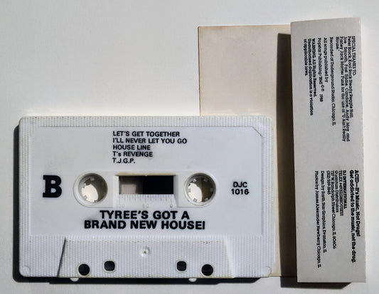 Tyree - "Tyree's Got A Brand New House" - CASSETTE TAPE VG/VG