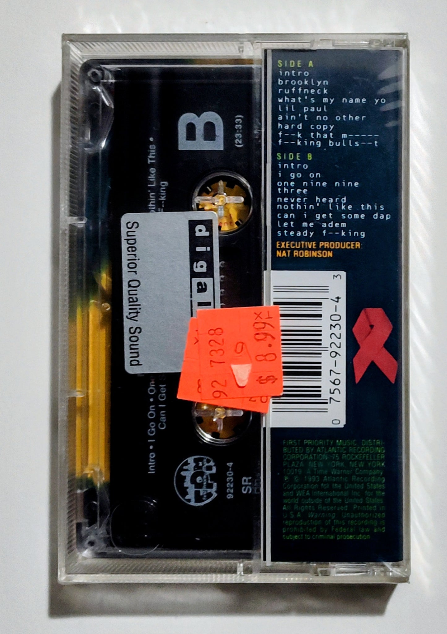 M.C. Lyte - "Ain't No Other" - CASSETTE TAPE M/M (Sealed with hype sticker)