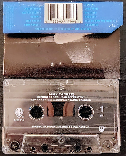 Damn Yankees - "Damn Yankees" - CASSETTE TAPE VG/VG+
