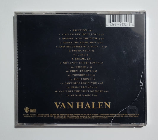 Van Halen - "Best Of, Volume 1" - COMPACT DISC VG+/VG+